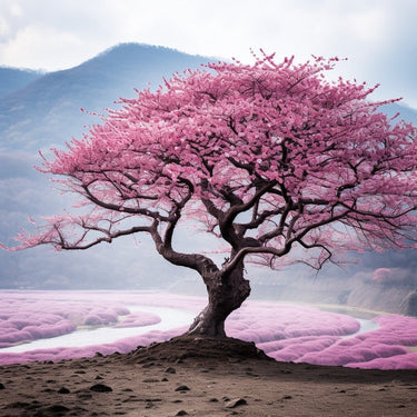 Canvas of a Cherry Blossom Tree